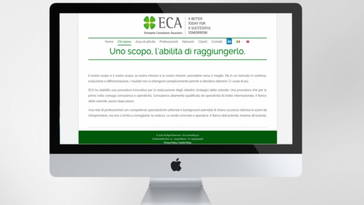 ECA Consulting - Sito Web