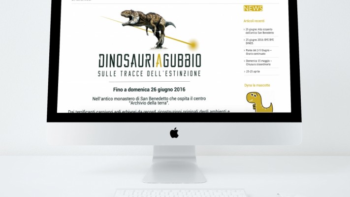 Dinosauri a Gubbio - sito web